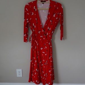 Banana Republic Wrinkle-Resistant Wrap Dress